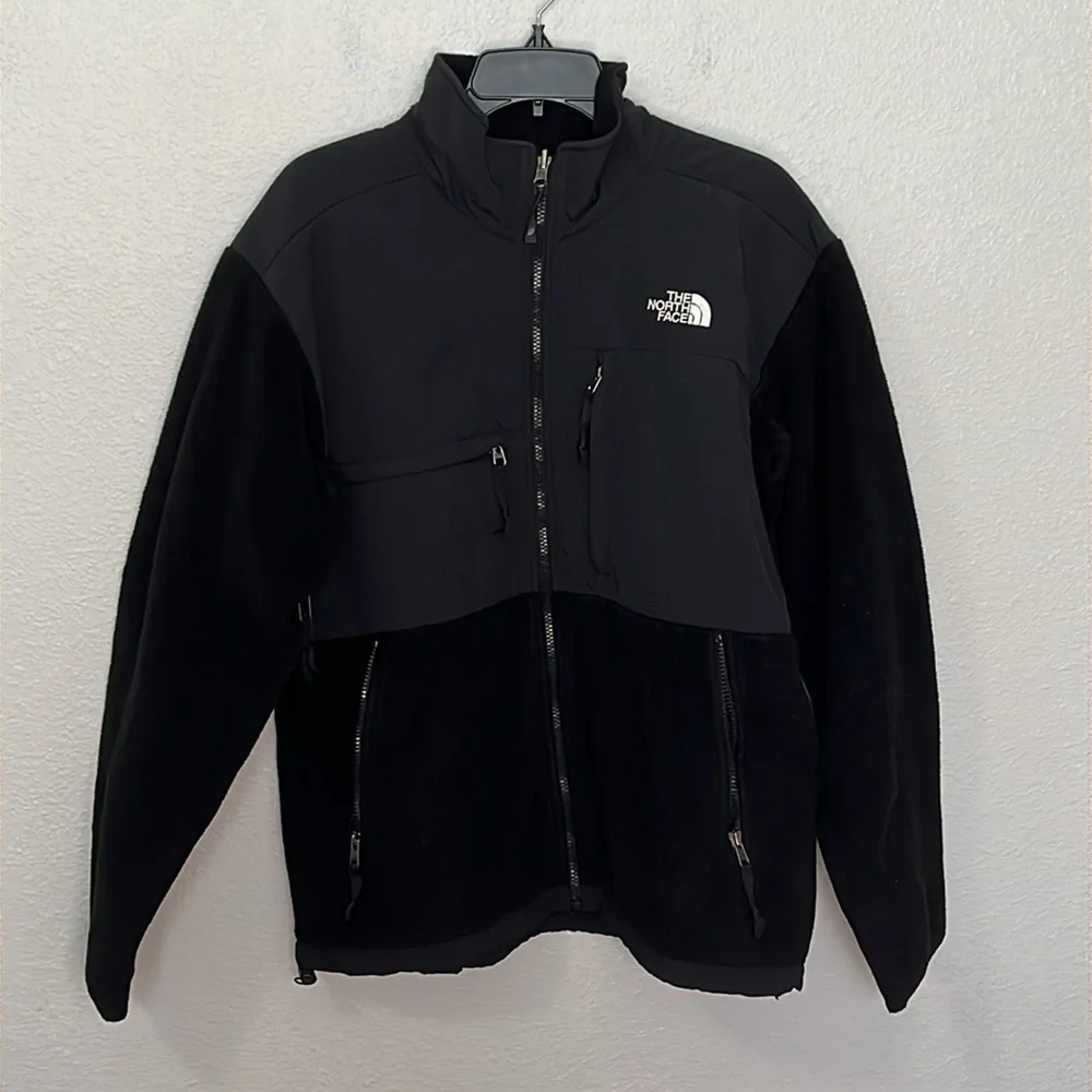 North Face Fleece Jacket Black Size Medium
